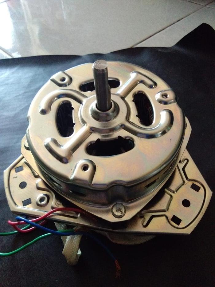 Gambar MOTOR DINAMO SPIN MESIN CUCI 2 TABUNG POLYTRON 7 - 9 KG dari Gallery Part ELectronics undefined Tokopedia
