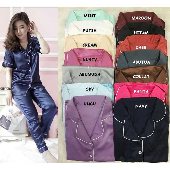 Gambar FFO Piyama CP SATIN Piyama Satin CP dari Toserba Adzkia undefined Tokopedia