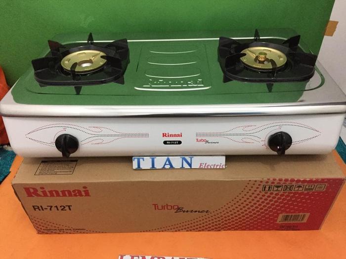 Jual RINNAI RI-712T Kompor Gas Dua Tungku Stainless Turbo Burner - Jakarta  Timur - Toko Tian Elektrik | Tokopedia