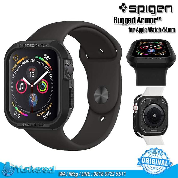 Jual Spigen Apple Watch 44mm Rugged Armor TPU Soft Case Series