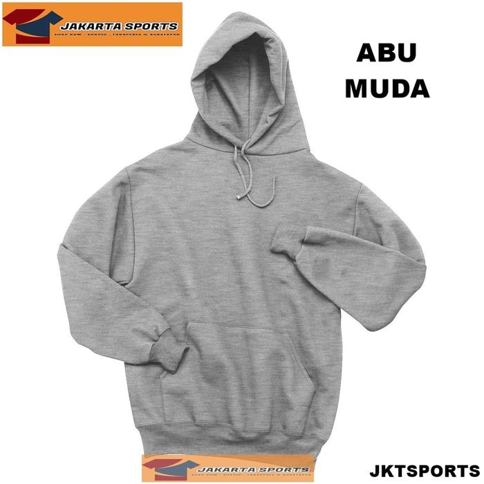 Jual HOODIE PULLOVER ABU MUDA JAKET SWEATER PRIA WANITA JUMPER KUPLUK POLOS  - Kota Administrasi Jakarta Pusat - Jakarta Sports | Tokopedia