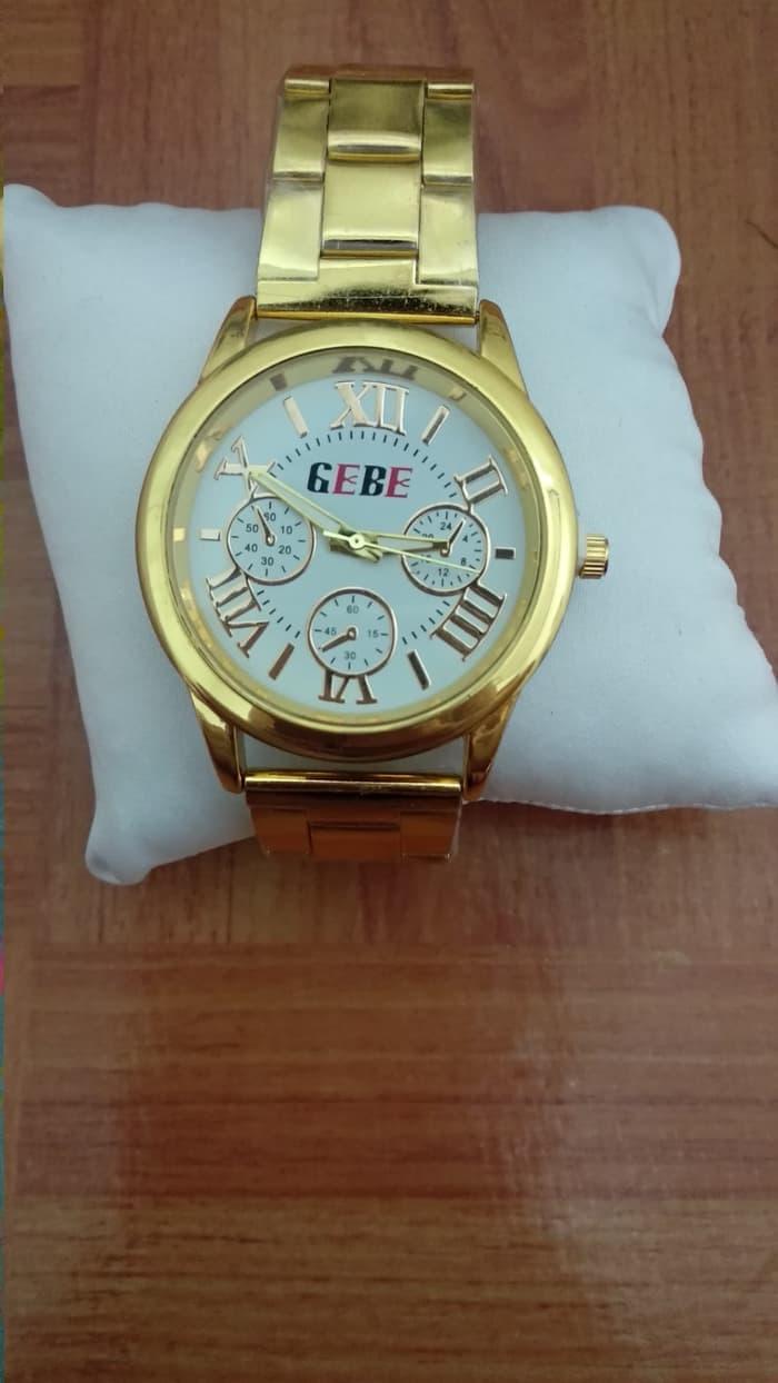 Gambar Jam Tangan Pria Wanita Warna Hitam Putih - Putih dari Duta-Shop01 undefined Tokopedia