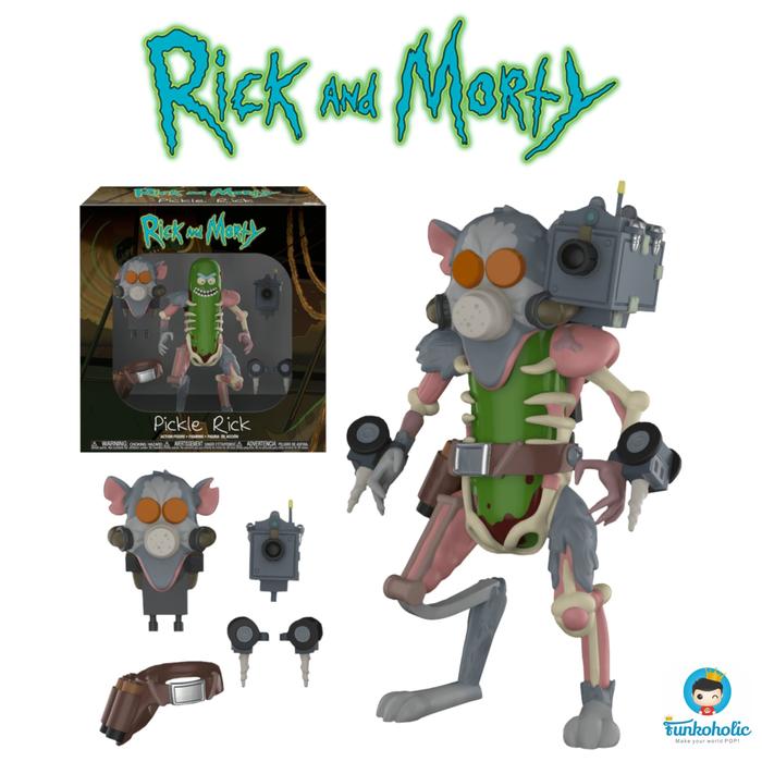 Gambar Funko Articulated Action Figures Rick and Morty - Pickle Rick dari Funkoholic undefined Tokopedia