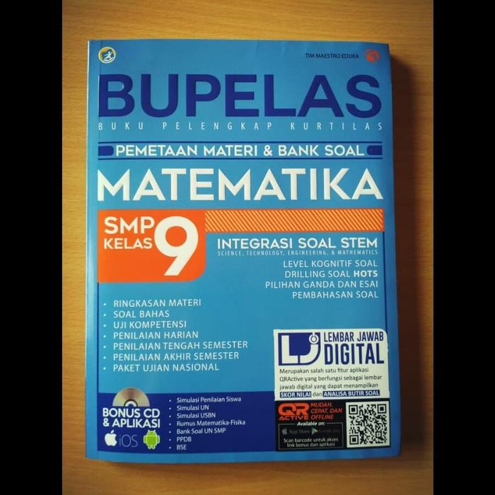 Jual Buku Bupelas Pemetaan Materi Bank Soal Matematika Smp Kelas 9 Kota Yogyakarta Kata Bookstore Tokopedia