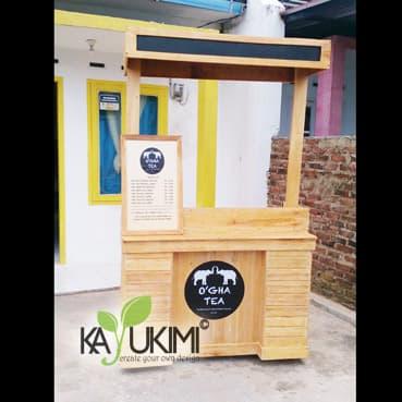 Gambar Booth minimalis ice cofee dari kimiproject undefined Tokopedia