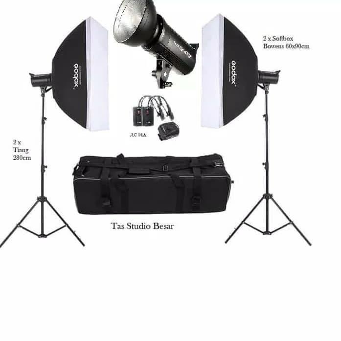 Godox SK400Ⅱ 2台セット（paket lampu studio GODOX SK-400 mark II 