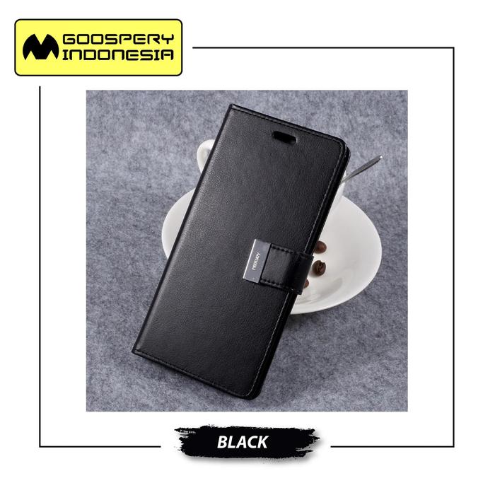 Gambar GOOSPERY Samsung Galaxy S9 G960 Rich Diary Case - Black dari Goospery Indonesia undefined Tokopedia