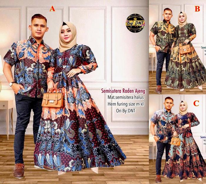 Jual Sarimbit Gamis Semi Sutra Raden Ajeng Baju Batik Murah Kota Surakarta Ruangbatik Tokopedia