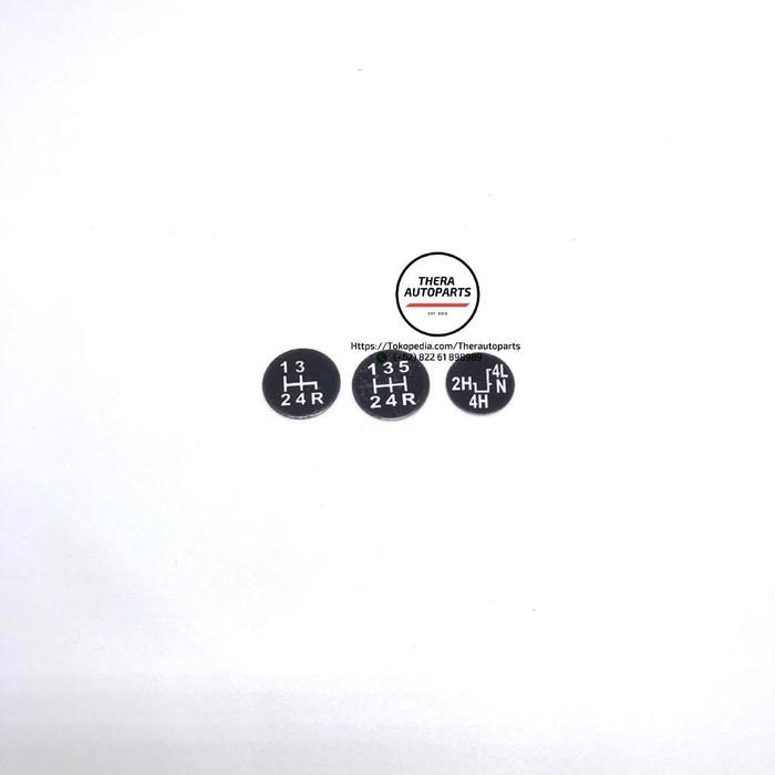 Gambar Sticker Shift Knob Racing Manual 4 Speed, 5 Speed & 4x4 4WD - 4x4 dari Thera Autoparts undefined Tokopedia