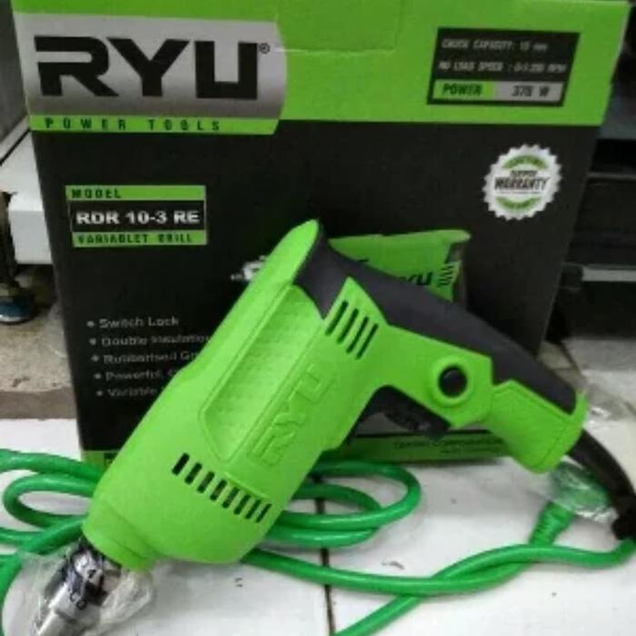 Gambar mesin bor / power tools merk RYU type RDR10-3RE (10mm) dari familyhardwarestore undefined Tokopedia