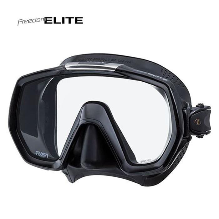 Gambar Tusa Mask Diving Freedom Elite - Mask Snorkling ( Bali Dive Shop ) - Hitam dari Bali Scuba Dive Shop undefined Tokopedia