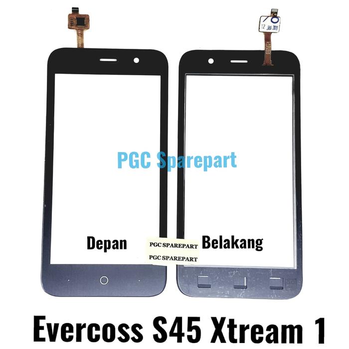 Jual Original Touchscreen Evercoss Evercoss S45 Xtream 1 Layar Sentuh Ts Hitam Jakarta Timur Pgc Sparepart Tokopedia