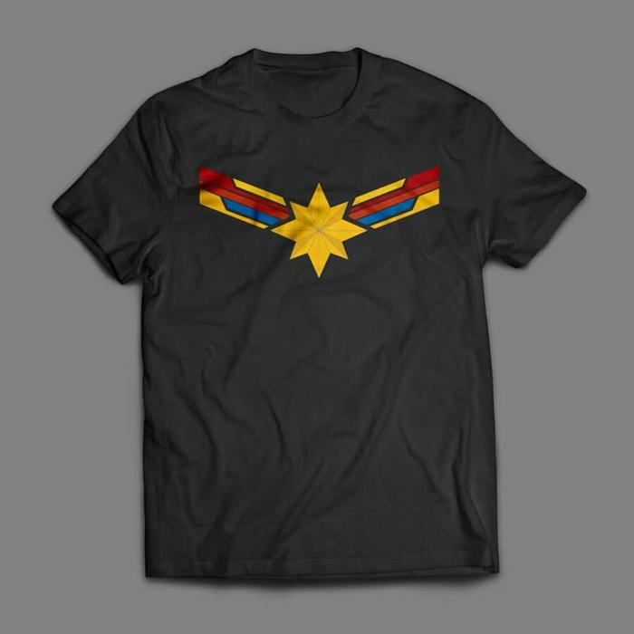 Jual CAPTAIN MARVEL T-SHIRT / KAOS 