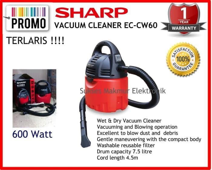 Gambar Vacuum Cleaner Sharp EC-CW60 / EC CW60 dari ABC Sun Electronic undefined Tokopedia