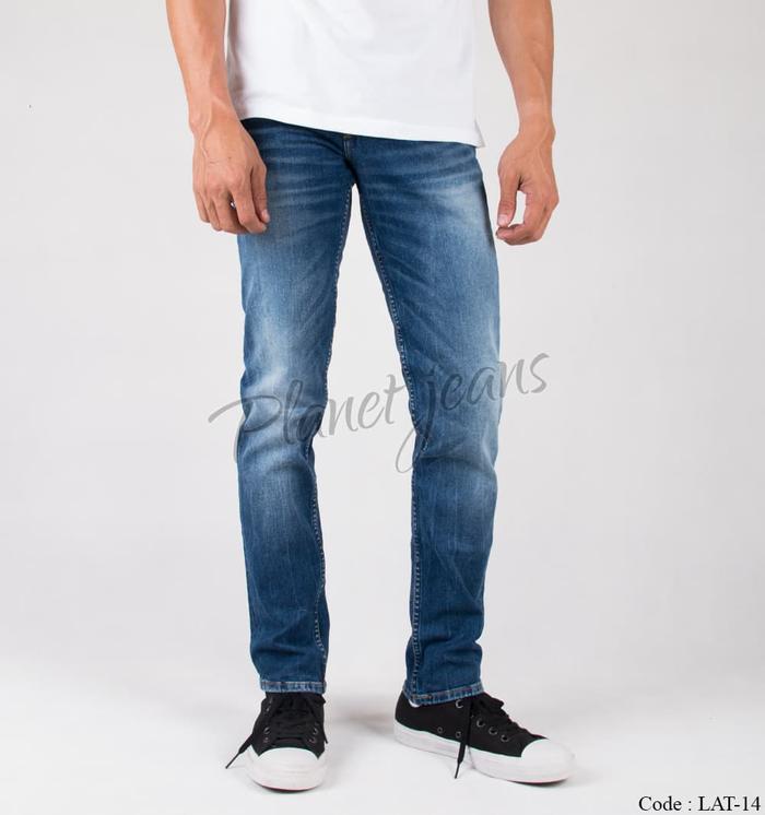 Pria Slimfit Tapered Denim Slim Fit Cut 