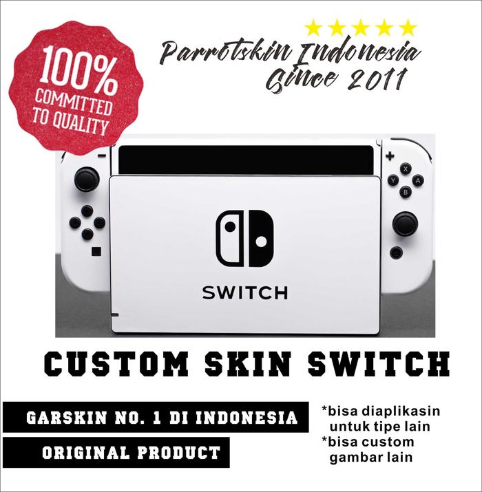 Garskin skin Custom for nintendo Switch Console Joy con Only Joycon  Saja, Custom di PM