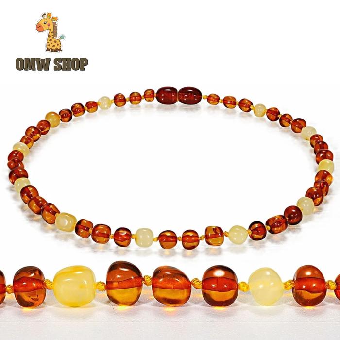 Lab-tested Real Amber Genuine Baltic Amber Necklace - Handcrafted