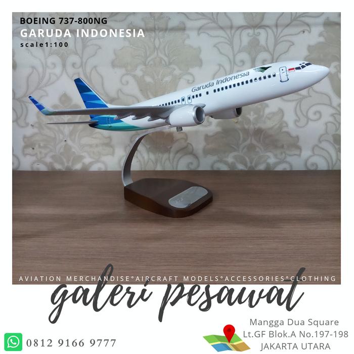 Garuda Indonesia B737-800NG モデル 1:100 ガルーダ インドネシア