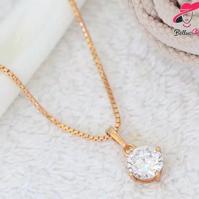 Gambar kalung xuping lapis emas 24k 0502 dari Toko Love Xuping & Titanium undefined Tokopedia