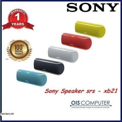Wireless Speaker Srs Sony Speaker Xb21 Sony SRS-XB21 Extra Bass Portable  Bluetooth Speaker SRS XB21 XB-21 Hitam Di Chellysurabaya Tokopedia