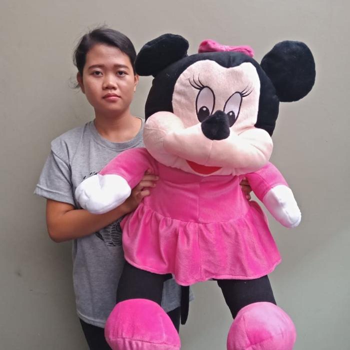 Gambar Boneka Jumbo 1 Meter Teddy Bear Panda Mini Mouse Doraemon Hello Kitty - minnie mouse dari AdaraCantik undefined Tokopedia
