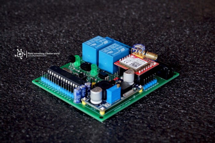Gambar GSM PCB controller SIM800L untuk saklar sms IoT board projek arduino dari DT Production undefined Tokopedia