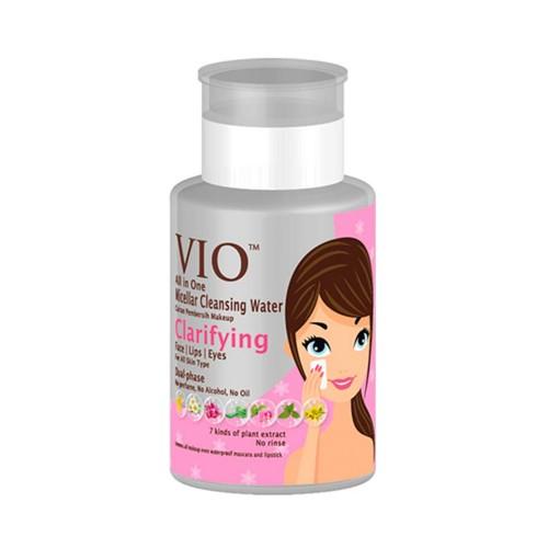Gambar Vio All in One Micellar Cleansing Water Clarifying Botol 180 ml dari Farmaku undefined Tokopedia