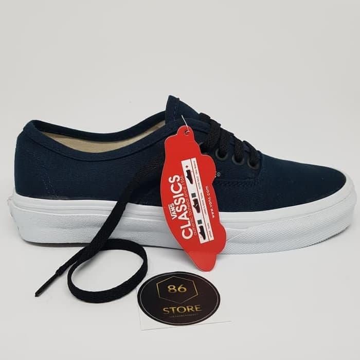 vans white blue sole