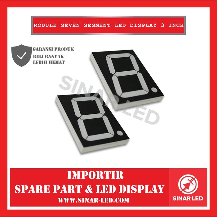 Gambar Module Seven Segment Led Display 3 Inch dari SinarLedDepok undefined Tokopedia