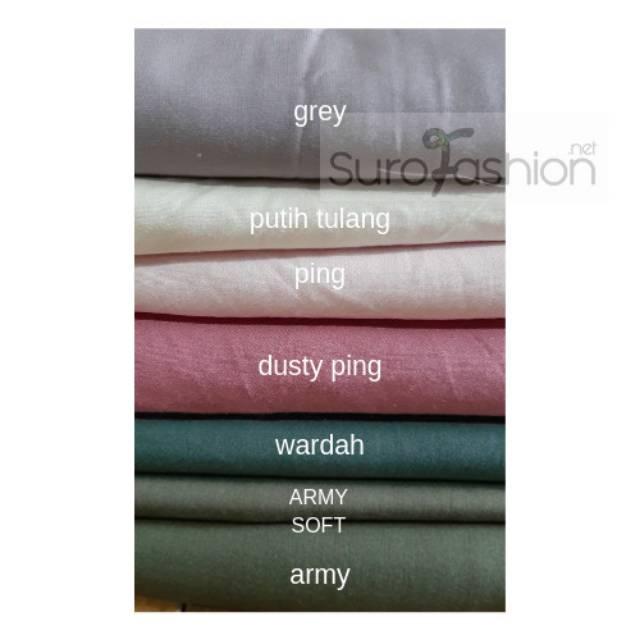 Jual Kain Katun Rayon Polos Meteran Jakarta Utara Wulan Olshops Tokopedia