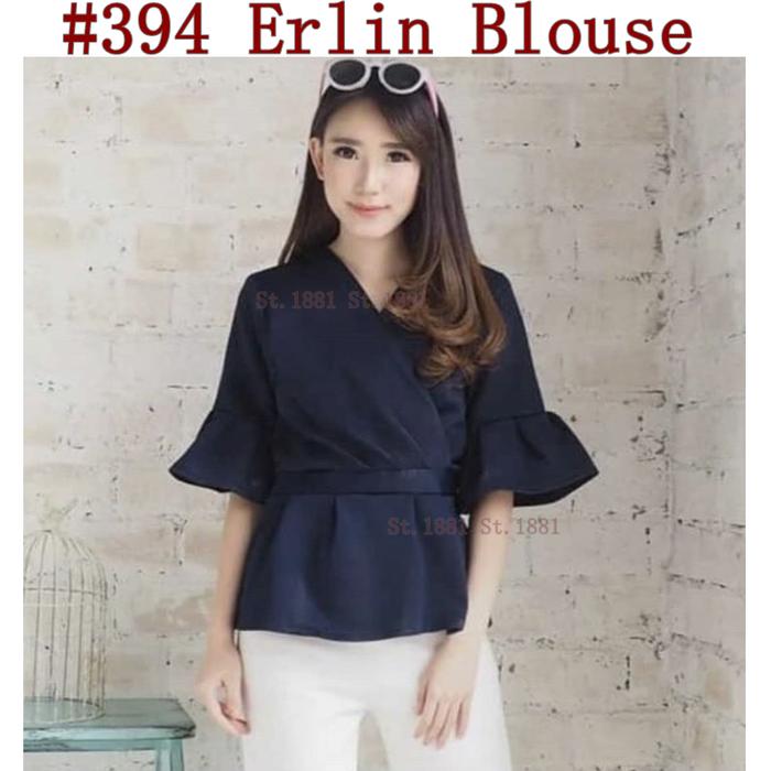 Gambar BIGSIZE! Allsz - 3XL Erlin Blouse - L dari 1881starlight undefined Tokopedia