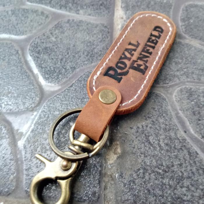 Gambar accecories gantungan kunci royal enfield - Cokelat dari amero leather craft undefined Tokopedia