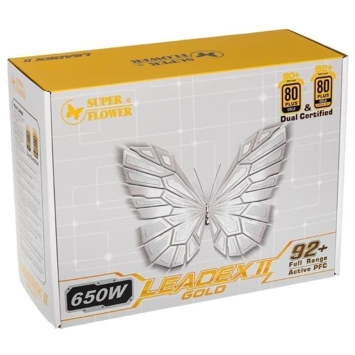Gambar Super Flower Leadex II Gold 650W 80+ GOLD Full Modular PSU SF-650F14EG dari TRI-X COMPUTER undefined Tokopedia