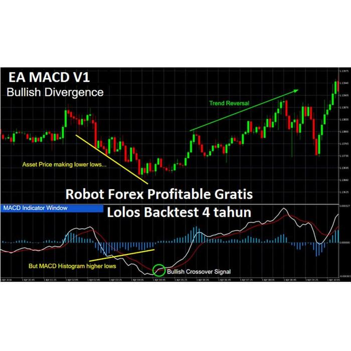Gambar EA MACDGRID V1 Robot Forex Profit Konsisten Lolos BackTest 4 tahun dari GMS_NEW undefined Tokopedia