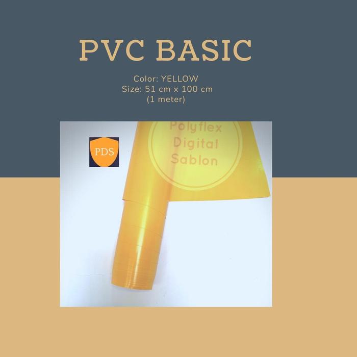 Jual Polyflex PVC Korea Hot Peel Tipis Masking Doff Warna Kuning ...