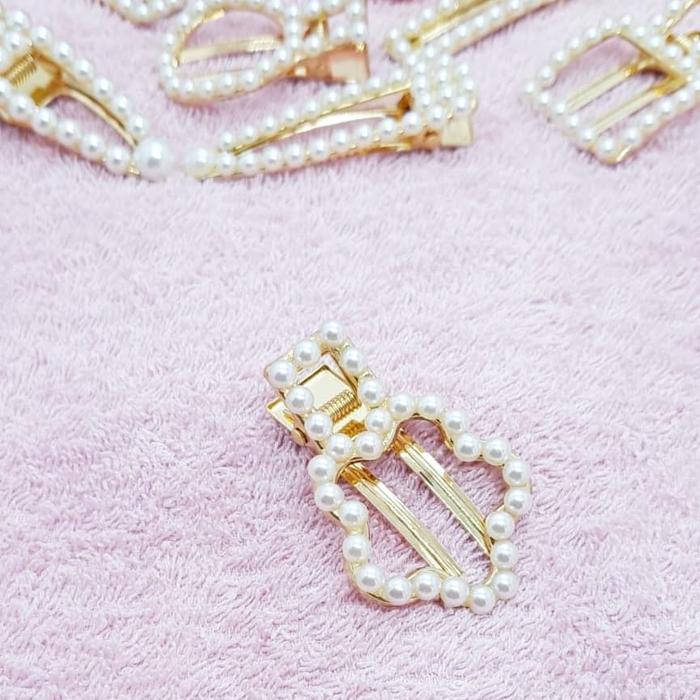 Gambar J20-12/21 - Jepit Pearl Hairclip Jepitan Rambut Korea Mutiara Jilbab - Jepit D dari BeaNaBell Aksesoris undefined Tokopedia