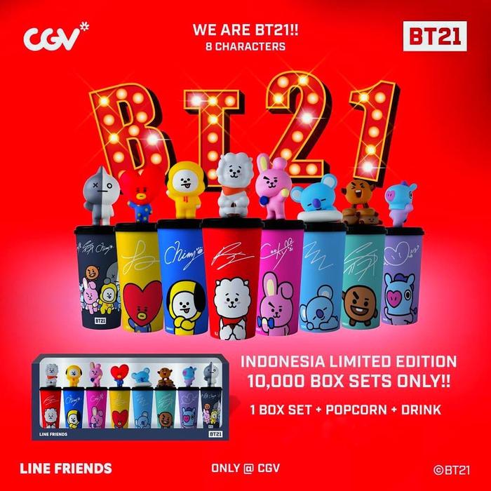 Jual Tumbler BTS BT21 CGV Limited Edition - Kota Kediri