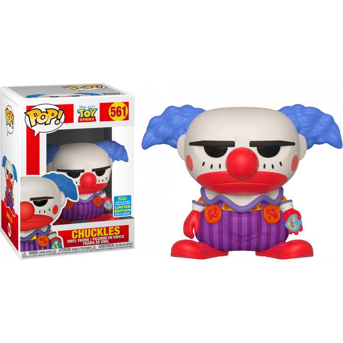 Funko Pop Disney Toy Story Chuckles The Clown Sdcc 2019 Exclusive