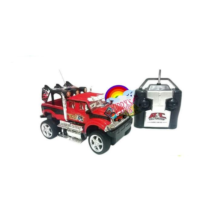 Gambar RC Jeep King Driver - Mainan Anak Laki Laki Mobil Remote Control Murah - Merah dari Kiddy's Toys undefined Tokopedia