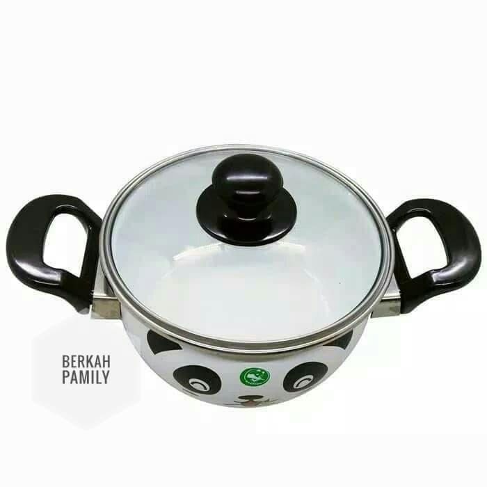 Gambar Panci Enamel 24cm Motiv Panda / Maspion Hello Panda dari TASIK KITCHEN undefined Tokopedia