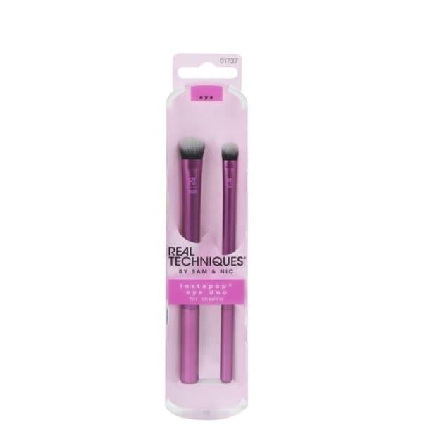 Gambar Real Techniques 1737 instapop eye brush duo dari Real Techniques Indonesia undefined Tokopedia