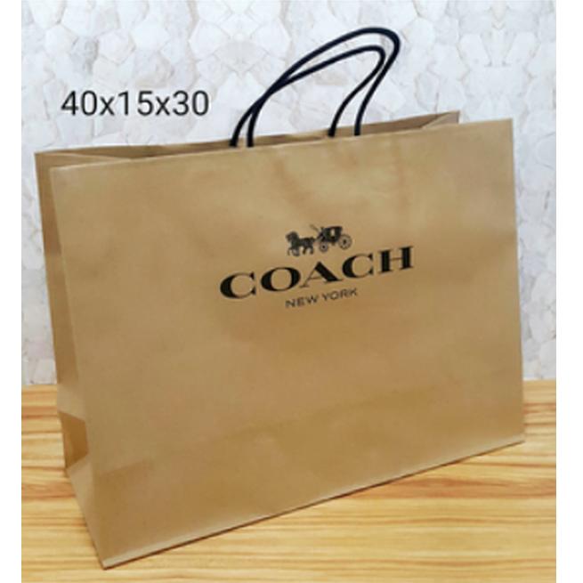 Paper bag cheap coach original