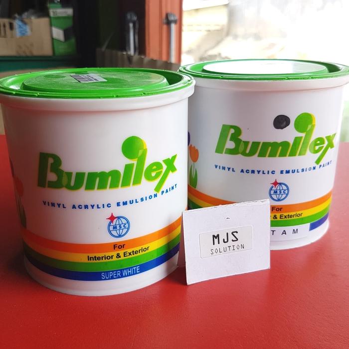 Gambar CAT TEMBOK BUMILEX 5 KG CAT MURAH PLAFON DINDING GYPSUM WARNA WARNI - Putih dari MJS SOLUTION undefined Tokopedia