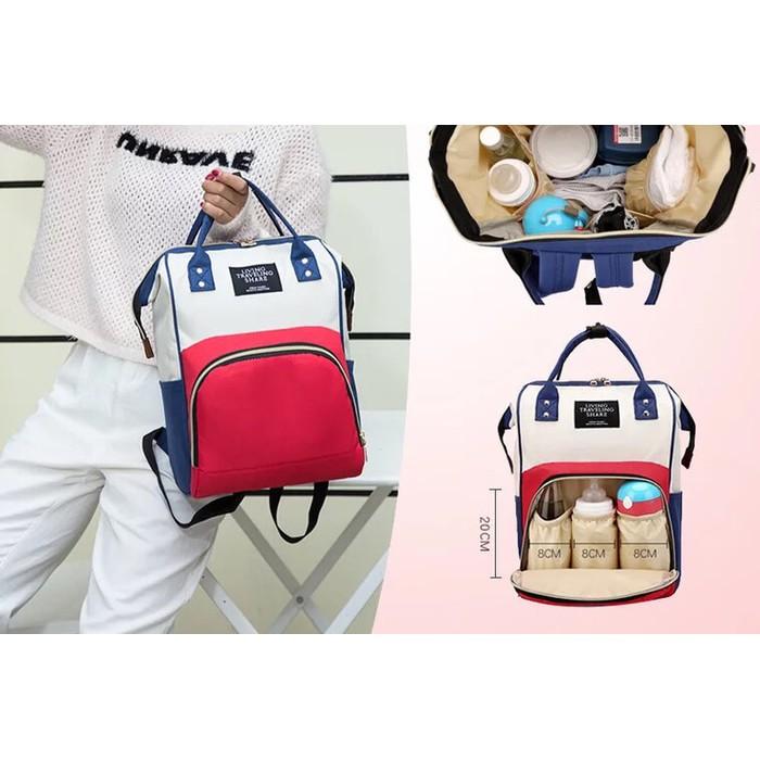 Gambar Tas Perlengkapan Bayi Living Traveling A151 Diaper - MerahBiruPutih dari Sales Chantic undefined Tokopedia