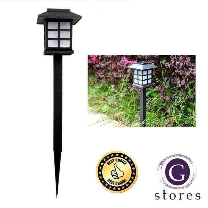 Gambar Lampu Lentera LED Solar Power Taman Outdoor Garden Lamp dari G Stores undefined Tokopedia