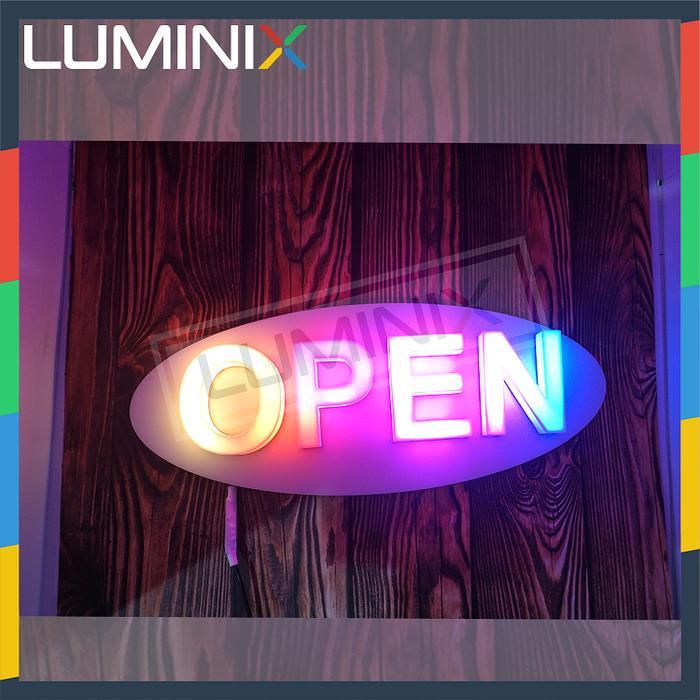 Gambar Open Sign Warna Warni / Lampu Hias Tanda Buka Toko - Toko Jadi Ramai dari Luminix Cipta Teknologi undefined Tokopedia