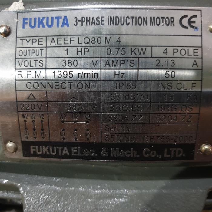 Cara Membaca Name Plate Motor Listrik Dengan Mudah