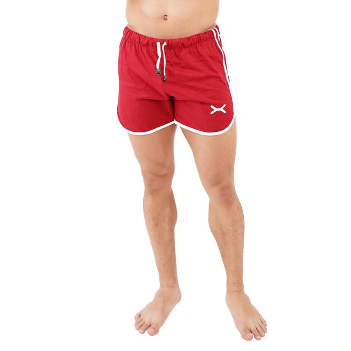 Gambar FLEXZONE Celana Pendek - Red - for Gym Running Jogging FCS-005MG - M dari Flexzone undefined Tokopedia