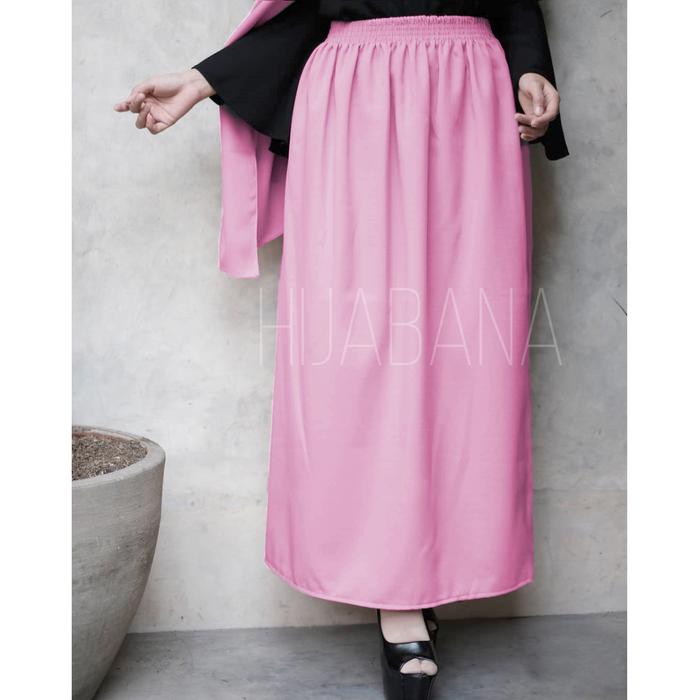 Gambar Rok Kantor Balotelli - Rok Panjang Polos - Rok Murah - Dustypink dari Tas123 undefined Tokopedia