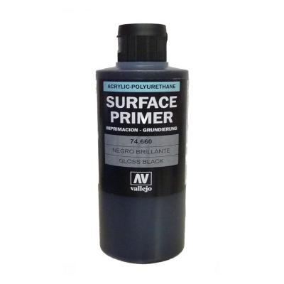 Gambar Vallejo 74660 Surfacer Primer Gloss Black 200ml - military model kit dari 59garage undefined Tokopedia